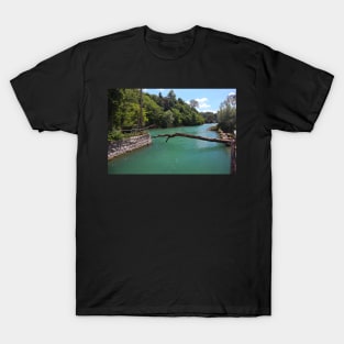 Switzerland - Rheinfall Schaffhausen  -  waterfall T-Shirt